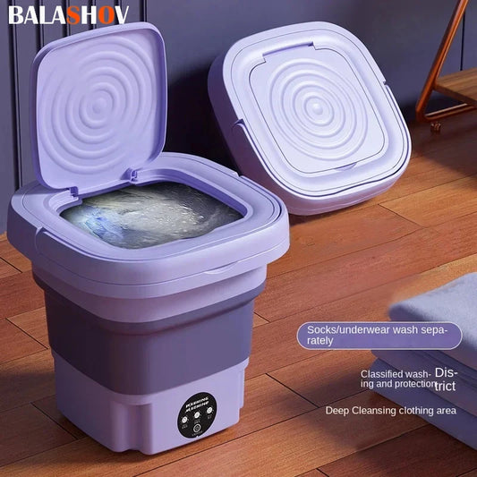 Mini Portable Folding Washing Machine Bucket