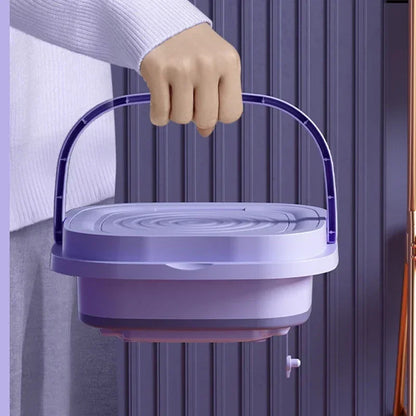 Mini Portable Folding Washing Machine Bucket