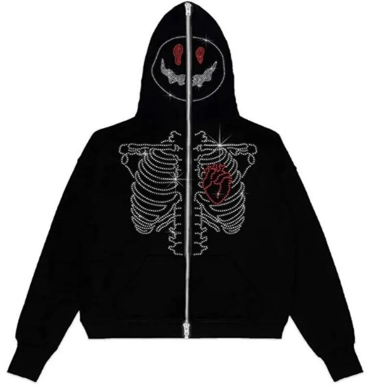 Women Skeleton Hoodies