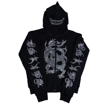 Women Skeleton Hoodies