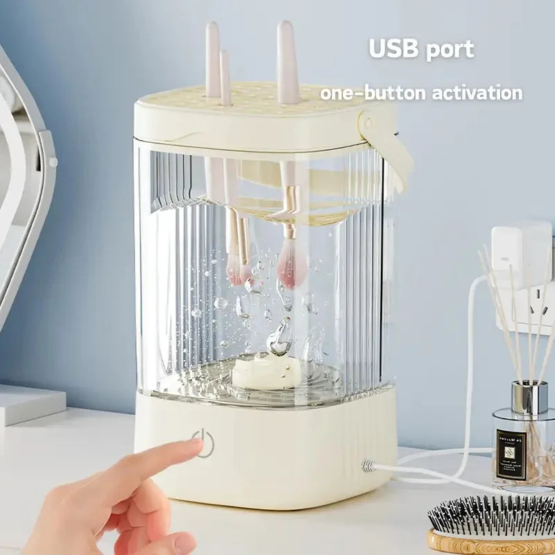 Automatic Spinning Makeup Brush Cleaner