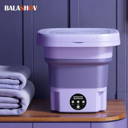 Mini Portable Folding Washing Machine Bucket